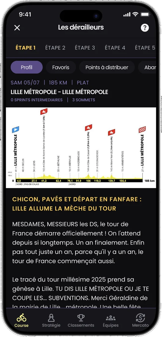 TDLG&nbsp;: profil d'étape